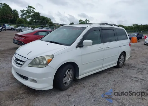 2007 Honda Odyssey Ex-L из США, поврежденный, VIN 5FNRL38617B410097
